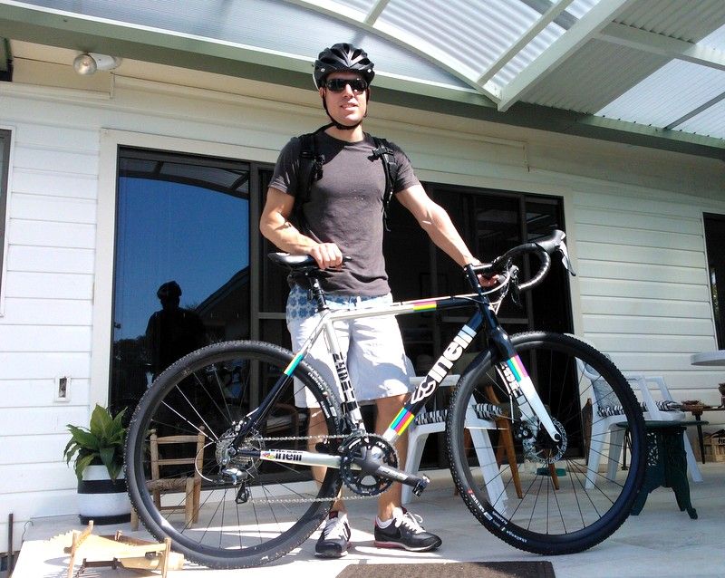 Mike's new bike and surfboard work