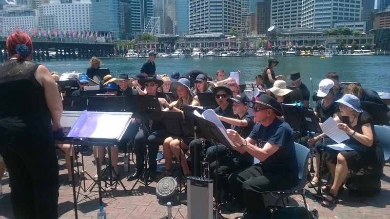 Band at Darling Harbour