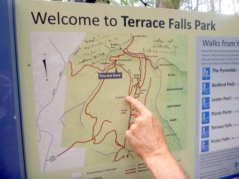 Terrace Falls  walk with UBMBWC