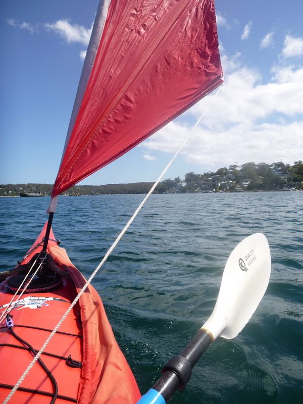 Back to the red kayak