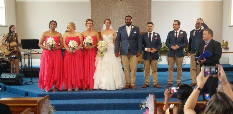 A wedding and choir concert