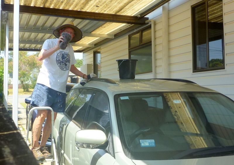 Car cleaning 2020 in 33 Deg C heat !