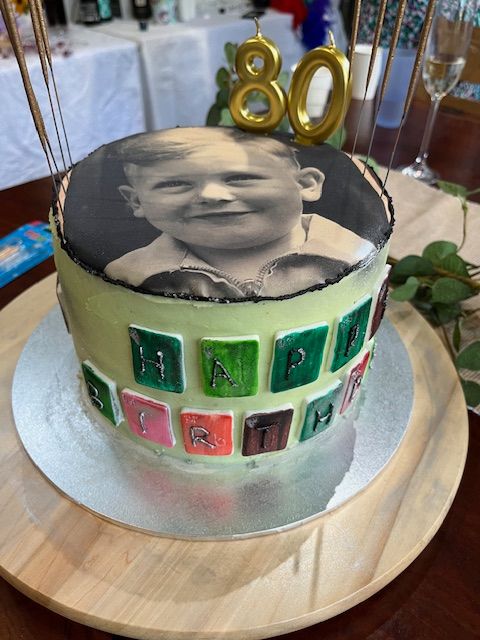 My 80th and Elliot's 9th birthdays