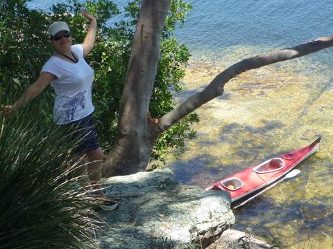 Lunchtime kayak trip with Caryl