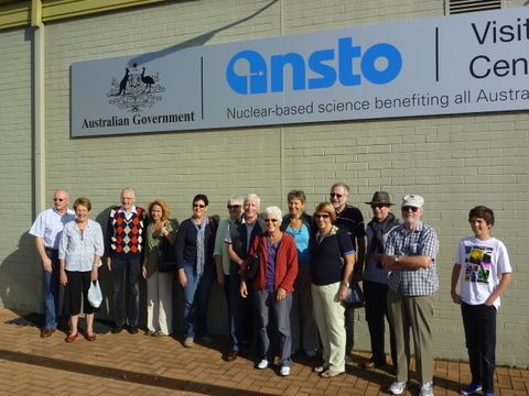 Visit to a local nuclear research facility!
