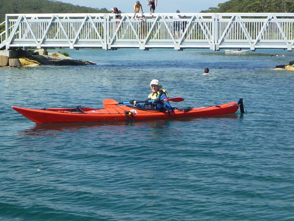 Kayaking into 'The Basin'