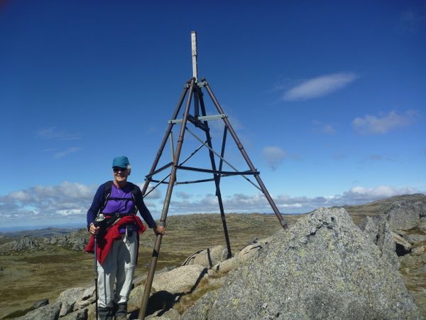 Mount Stilweel in sun and a funnel web spider!