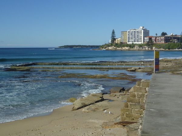 South Cronulla beach this morning