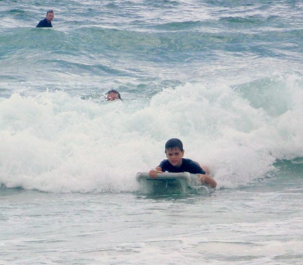 Toby surfing