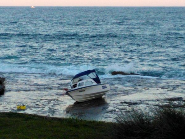 Another beached boat at Cronulla
