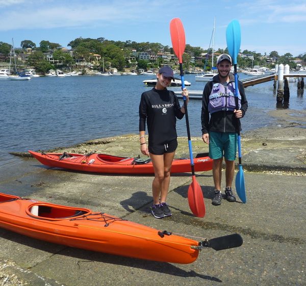 Kayak trip to Maianbar with Justine and Remi