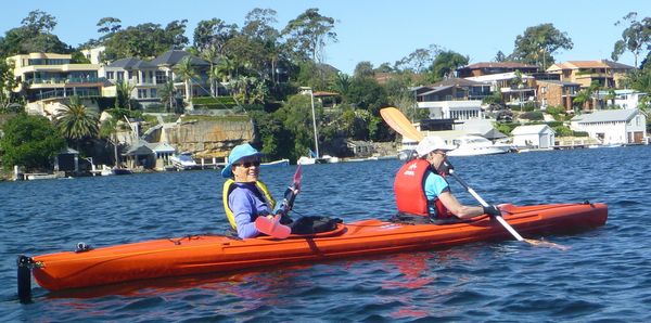 Mary returns to paddling!