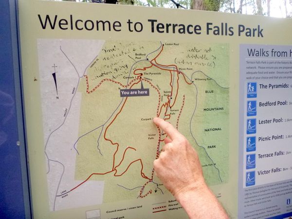 Terrace Falls  walk with UBMBWC