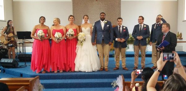 A wedding and choir concert