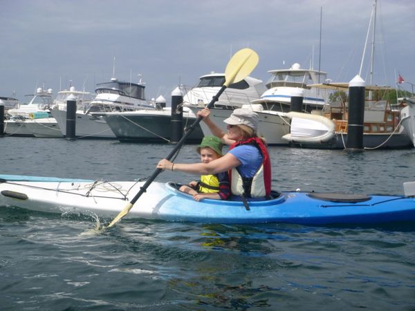 on the water