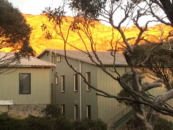 Lodge and Rainbow Lake