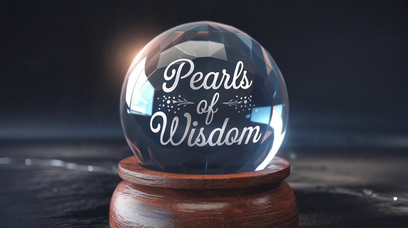 92nd Edition 🔮 Pearls of Wisdom ⑊ W04