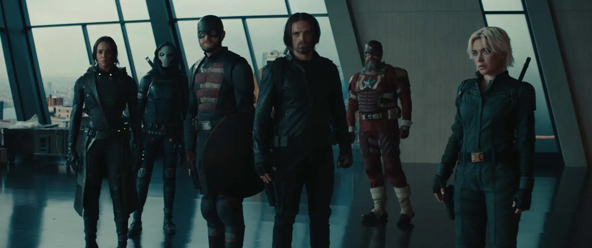 Lewis Pullman, Hannah John-Kamen, and Wyatt Russell talk Thunderbolts*
