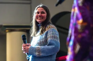Moonika Siimets at Cinema Orion at the Night Visions Film Festival