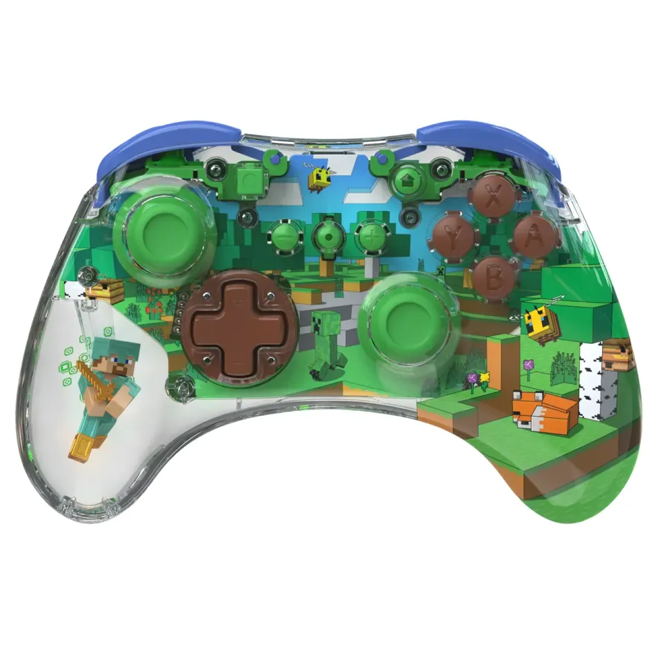 Nintendo Switch Minecraft Forest Biome REALMz Wireless Controller