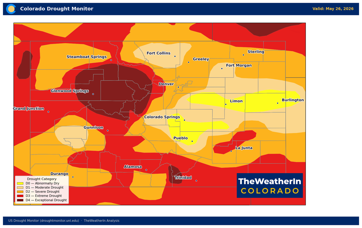 Colorado Drought Update: Week of May 27, 2026