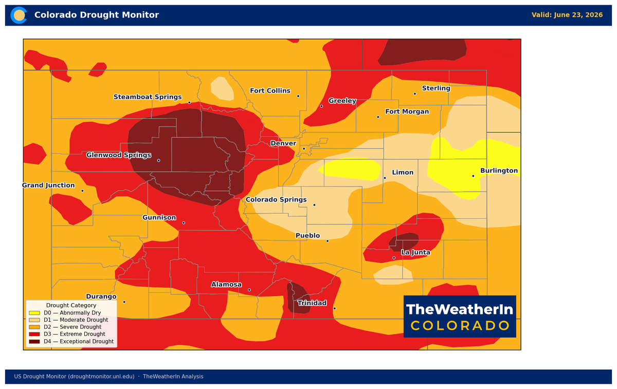 Colorado's Drought Gets Worse, Not Better, Heading Into Peak Summer