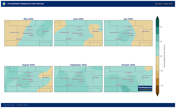 Seasonal Forecast Maps — April 2026 | Weather Insider