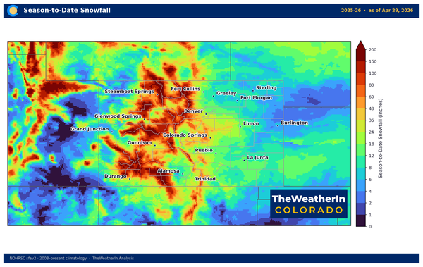 Late Spring Storm Brings Rare Snow Relief — But Drought Isn't Done