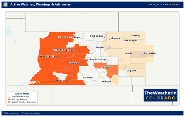 Heat Wave, Fire Weather, and a Drought That Isn't Going Away