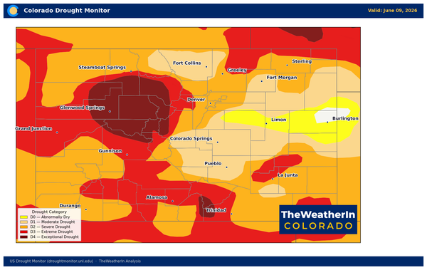 Colorado Drought Update — June 2026: Conditions Hold as Summer Heat Builds