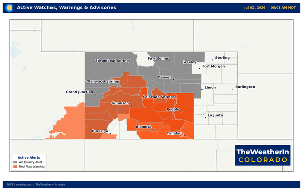 Fire Weather, Fourth of July Storms, and a Drought That Isn't Done