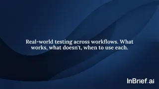 AI Tool Differences That Matter: Which to Use When