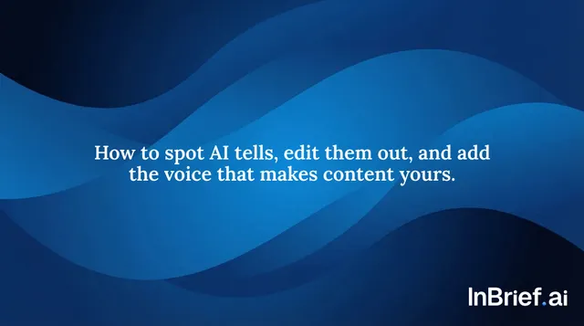 Elevating AI Output: From Generic to Worth Reading