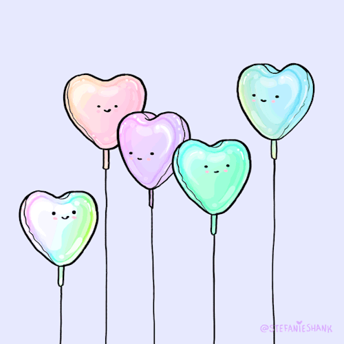  A bunch of heart balloons. Originally posted by  @stefanieshank . 