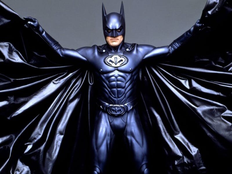  George Clooney and the batnipples. 