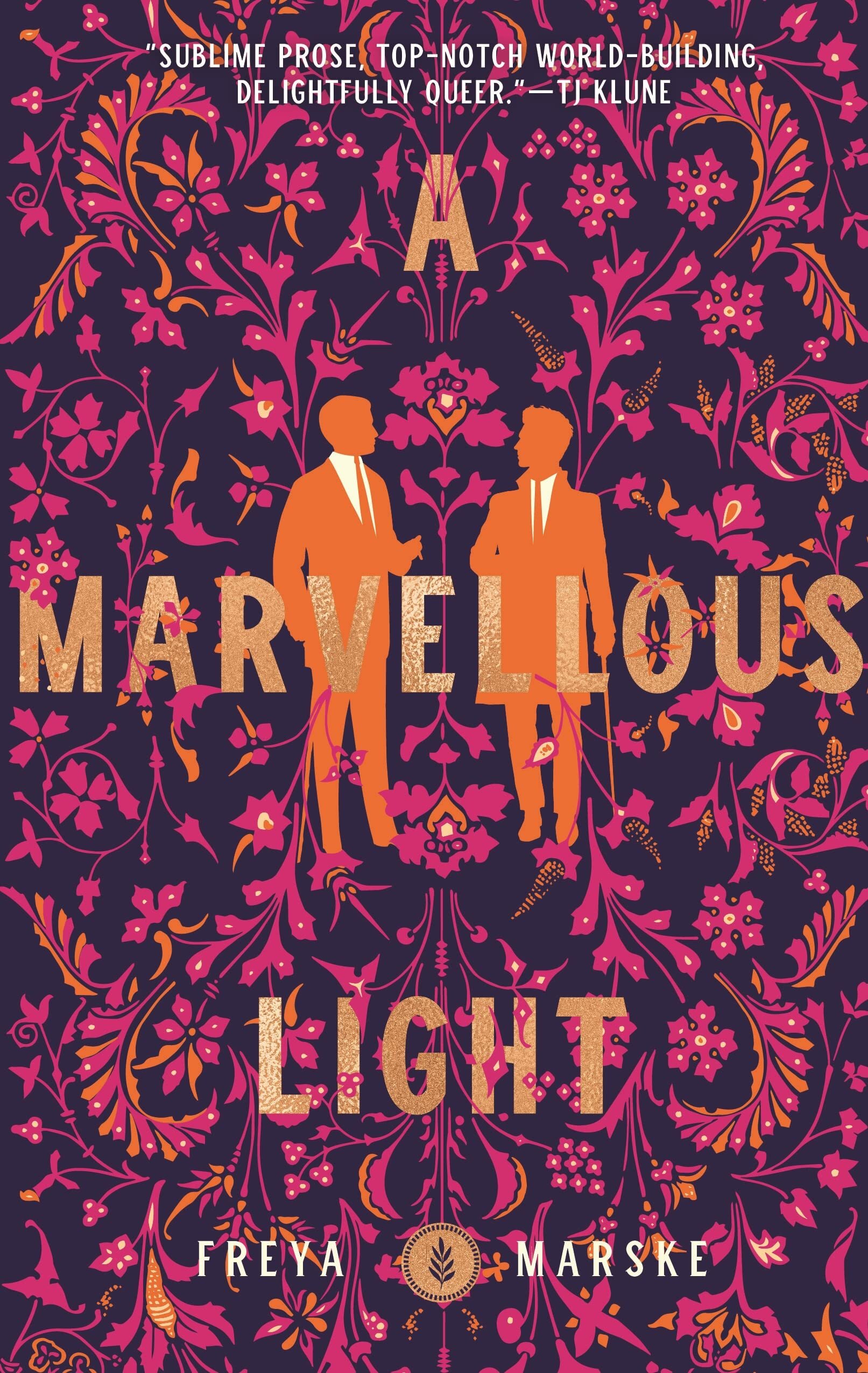 The cover of Freya's book, A MARVELLOUS LIGHT.