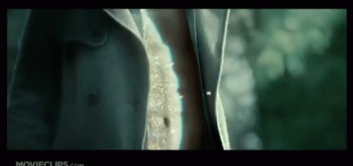 Animated gif of Edward Cullen sparkling