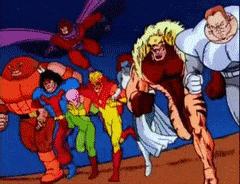 A gif from the X-Men animated series.