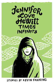  The cover of  Jennifer Love Hewitt Times Infinity . A person stands facing the viewer, wrapped in a robe or shawl. 