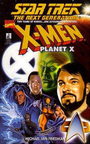 Crossover for TNG/The X-Men featuring a few characters from each world.