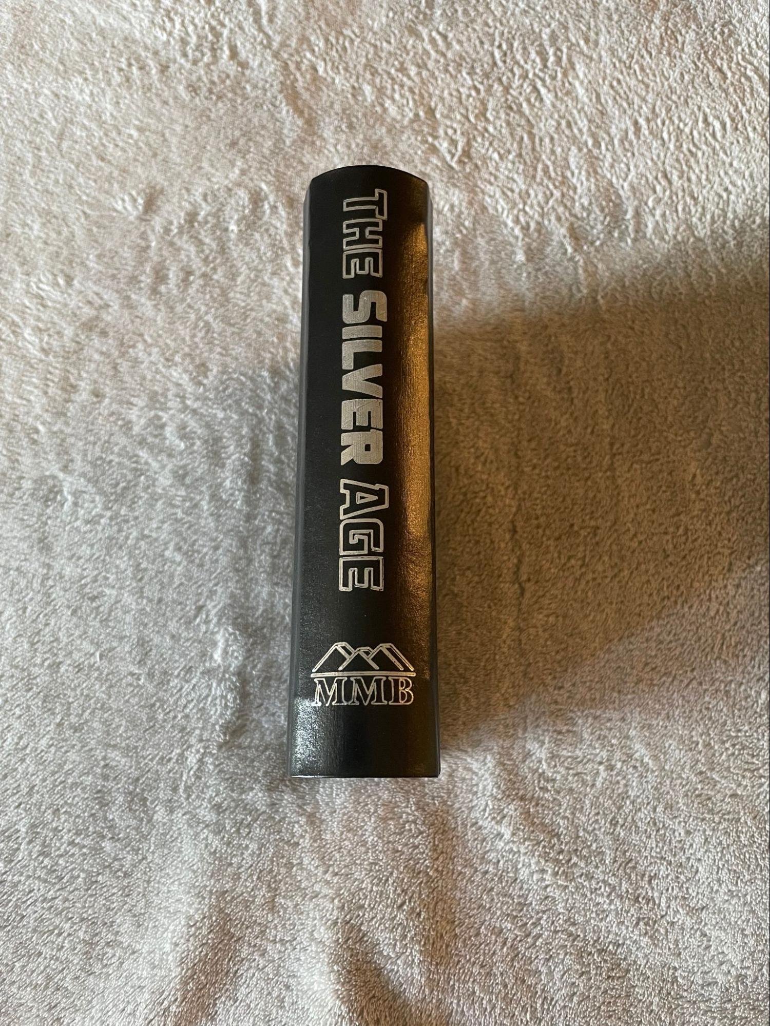 Image of the spine of a book titled The Silver Age