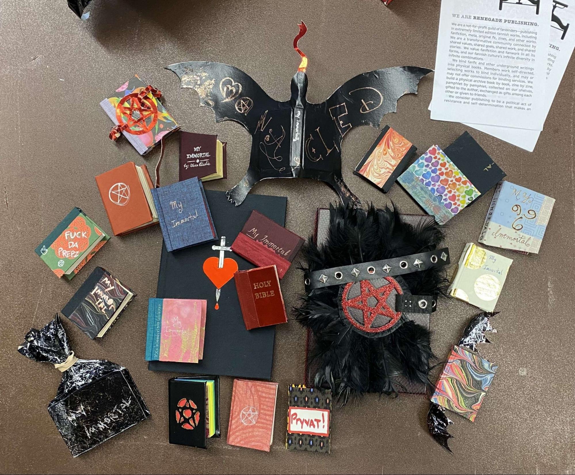 Images of many tiny My Immortals and two large My Immortals