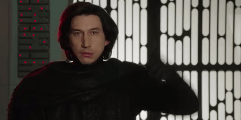 Animated gif of Kylo Ren giving a thumbs-up