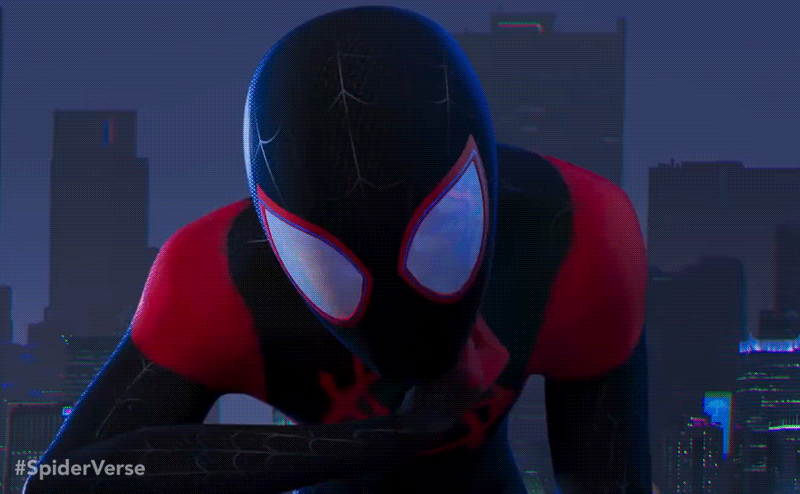 Miles Morales takes off his mask. 