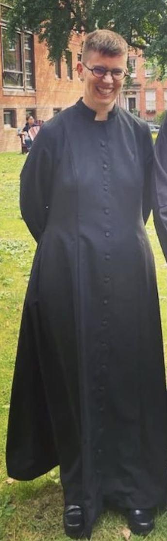 Photo of Flourish in their seminary robes.