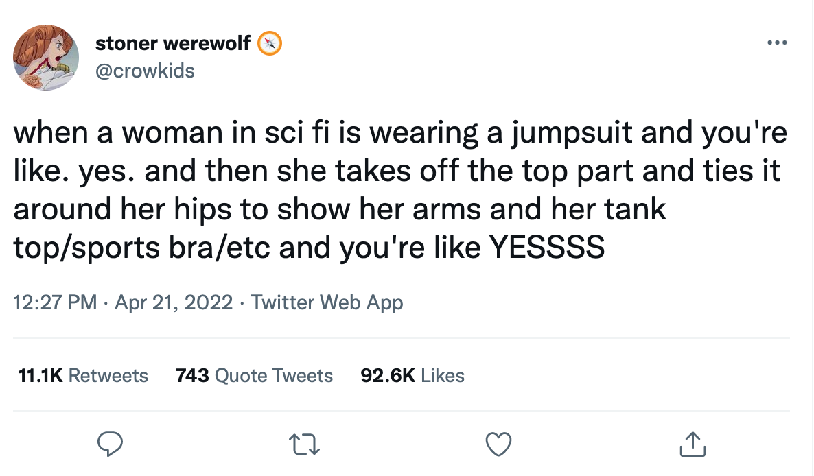 Screenshot of a tweet from @crowkids; Ghost's alt-text field too short to include full text of tweet, apologies, please click through to read