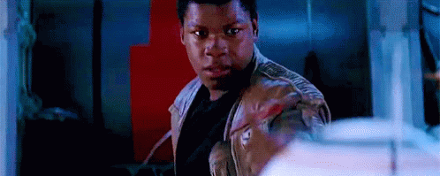 Animated gif of Finn from Star Wars giving a thumbs up