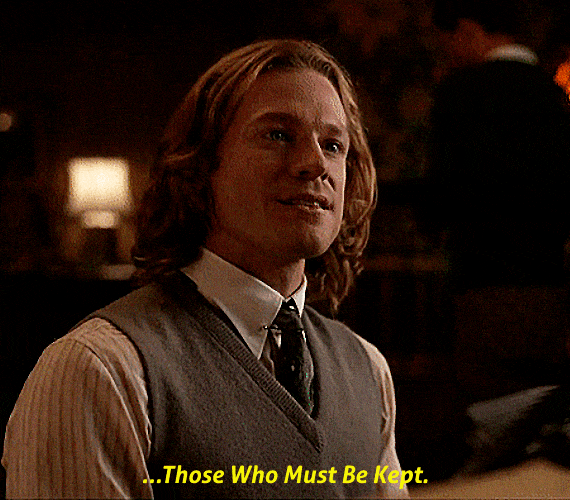 Animated gif of Lestat with the caption "...Those Who Must Be Kept."