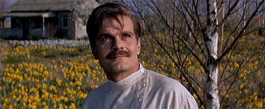 Animated gif of Omar Sharif in Doctor Zhivago