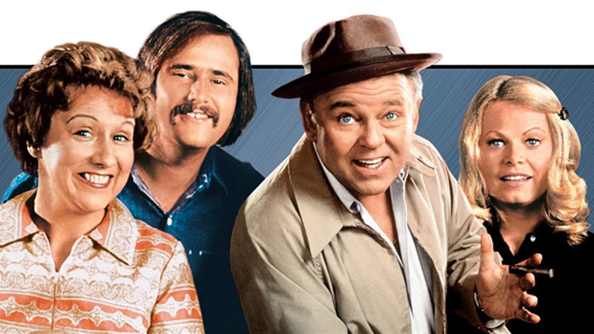 The characters of ALL IN THE FAMILY. 